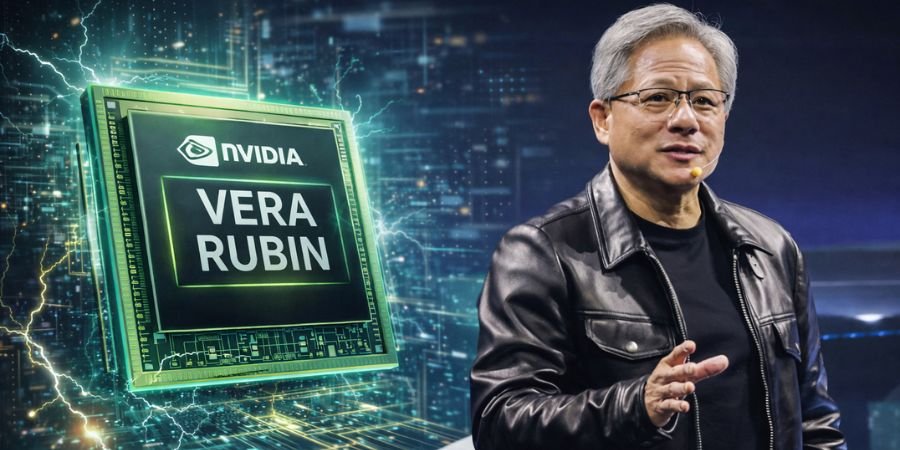 You are currently viewing Jensen Huang Unveils Vera Rubin AI Chip, Ignites Global Tech Rally