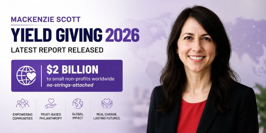 You are currently viewing MacKenzie Scott Yield Giving 2026 Sparks $2 Billion Shift