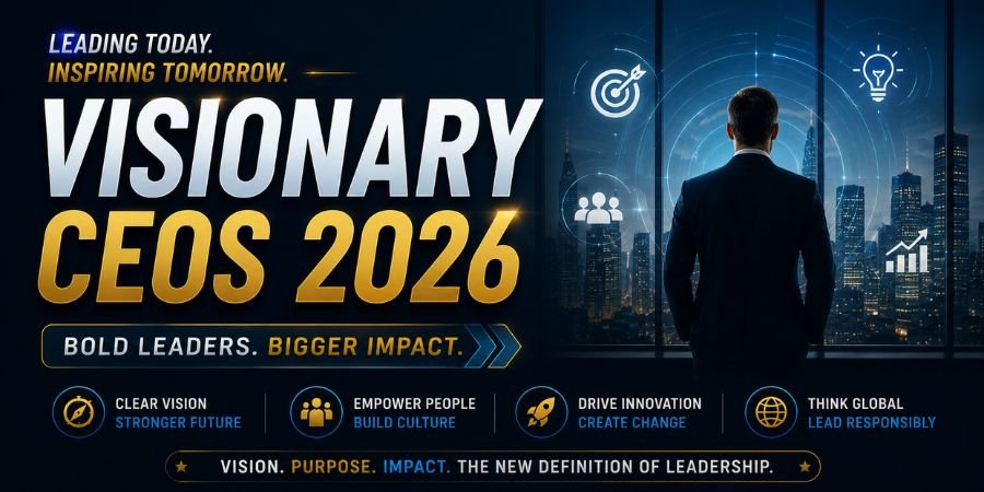 You are currently viewing Visionary CEOs 2026: How Modern Leaders Are Redefining Business Success