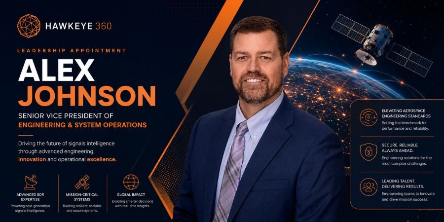 You are currently viewing Alex Johnson HawkEye 360 Named SVP Engineering in Major Leadership Move