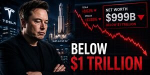 Read more about the article Elon Musk Net Worth Plunges Below $1 Trillion After Market Shock